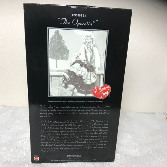 2005 Mattel I Love Lucy Episode 38 The Operetta K8670 Barbie B Collector - Picture 4 of 5